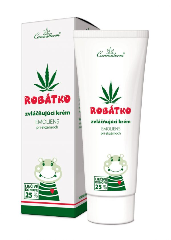 Cannaderm Robátko Emoliens - premasťujúci krém pri atopii 75 g