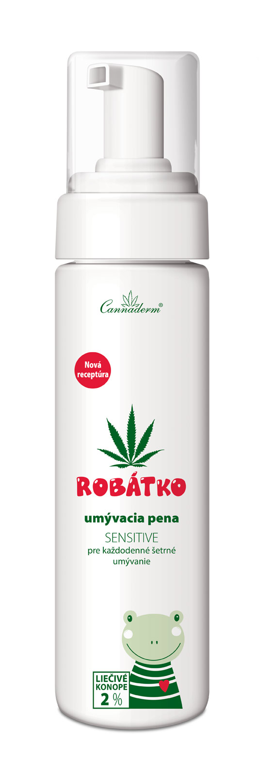 Cannaderm Robátko - umývacia pena Sensitive 200 ml
