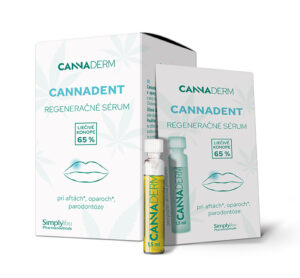 Cannaderm Cannadent – regeneračné sérum na afty a opary 10 x 1,5 ml