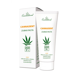 Cannaderm Cannadent – ošetrujúca zubná pasta 75