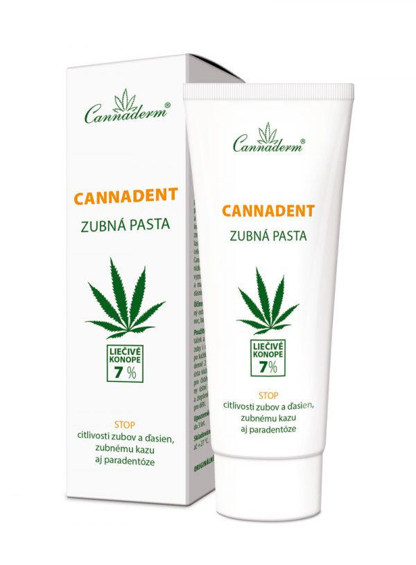 Cannaderm Cannadent – ošetrujúca zubná pasta 75