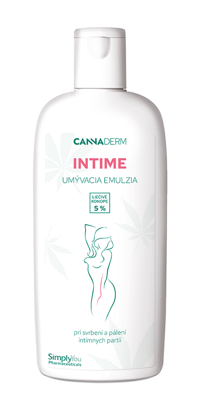 Cannaderm_Intime_200ml_SK Cannaderm Intime – umývacia emulzia 150 + 50 ml