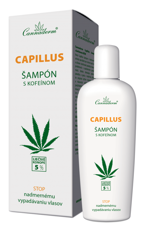 Cannaderm Capillus – šampón s kofeínom NEW 150 ml