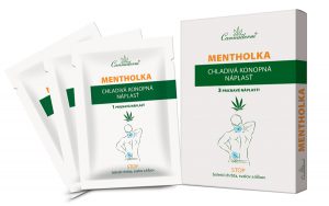 Cannaderm mentholka CHLADIVÁ KONOPNÁ NÁPLASŤ NEW 3 ks