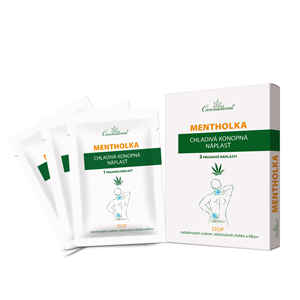 Cannaderm Mentholka chladivá konopná náplasť 3 ks