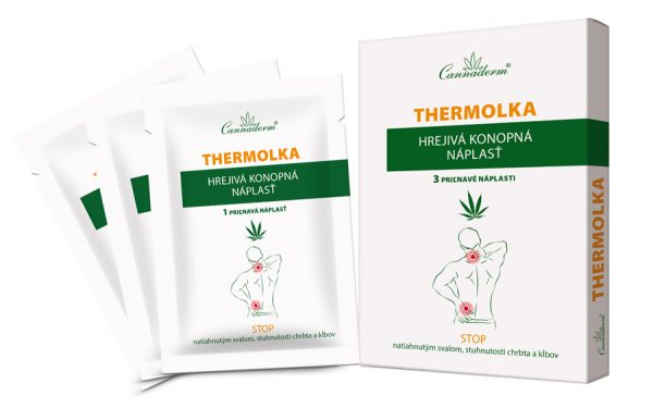 Cannaderm Thermolka hrejivá konopná náplasť 3 ks