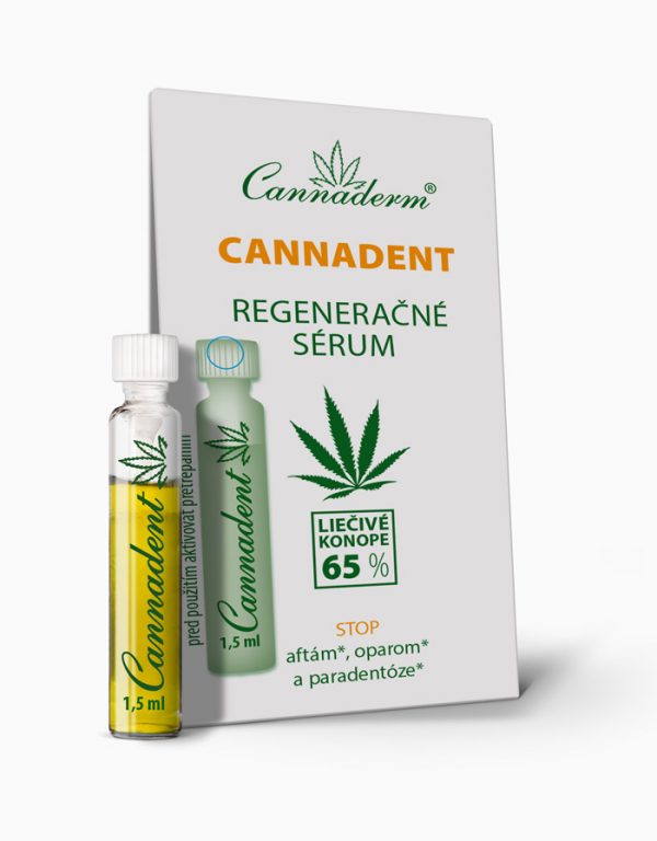 Cannaderm Cannadent – regeneračné sérum na afty a opary 1 x 1,5 ml
