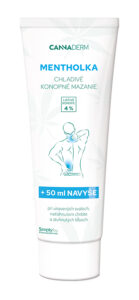 Cannaderm Mentholka – chladivé konopné mazanie 250 ml