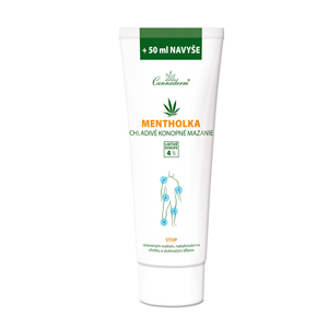 Cannaderm Mentholka - chladivé konopné mazanie 250 ml