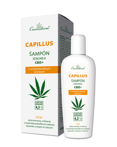 Cannaderm Capillus – šampón seborea CBD+ 150 ml