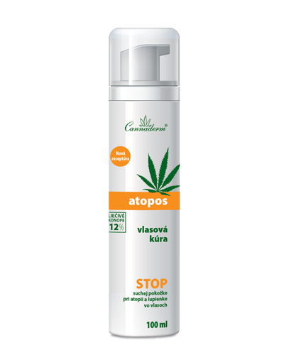 Cannaderm Atopos – vlasová kúra na atopiu a psoriázu 100 ml