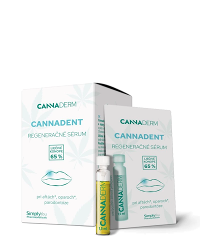 Cannaderm Cannadent – regeneračné sérum na afty a opary 10 x 1,5 ml