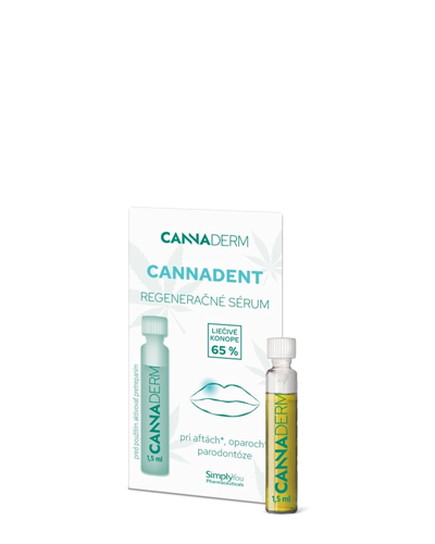 Cannaderm Cannadent - regeneračné sérum na afty a opary 1 x 1,5 ml