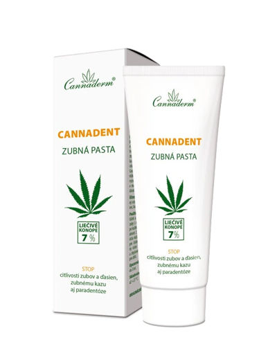 Cannaderm Cannadent – ošetrujúca zubná pasta 75 g