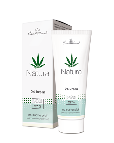 Cannaderm Natura – celodenný 24 krém na suchú pleť 75 g