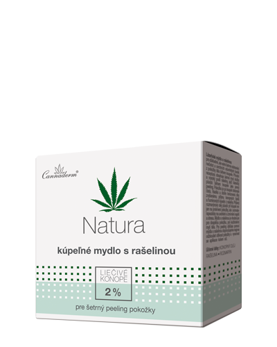 Cannaderm Natura – kúpeľné mydlo s rašelinou 80 g