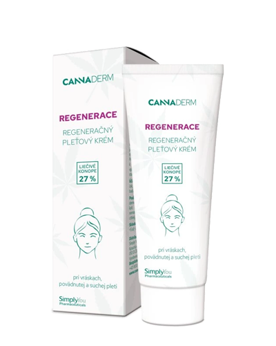 Cannaderm Regenerace – regeneračný krém na suchú pokožku 75 g