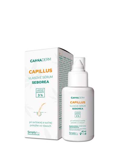 Cannaderm Capillus – vlasové sérum seborea 40 ml