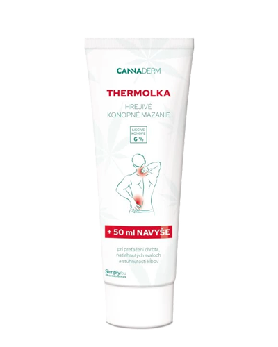 Cannaderm Thermolka – hrejivé konopné mazanie 250 ml